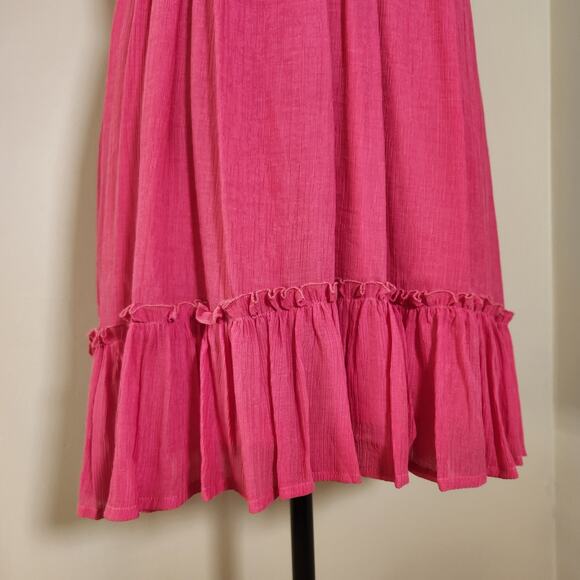 NEW IN Lattice Detail Pink Sundress, Size Large - Picture 8 of 15